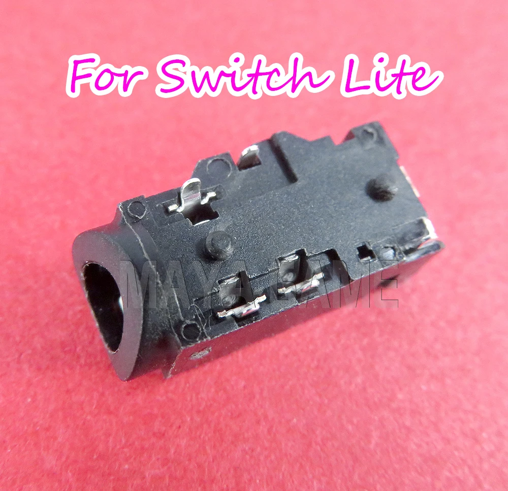 50Pcs สำหรับต้นฉบับใหม่สำหรับ NS Switch Lite ชุดหูฟังเชื่อมต่อพอร์ตซ็อกเก็ตหูฟังหูฟังแจ็คเชื่อมต่อปลั๊ก