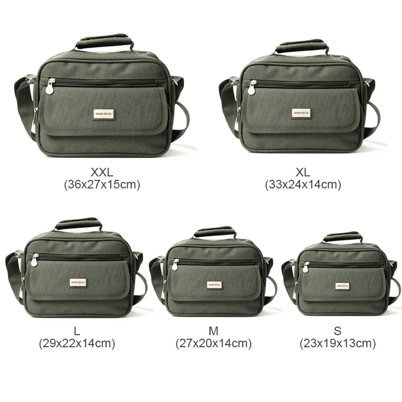 Imagem -02 - Pooloos Multi-pacote de Negócios Homens Mensageiro Bolsa Oxford à Prova Impermeável Água Masculino Bolsas de Ombro Bolsas de Viagem Crossbody Bolsa Y0027