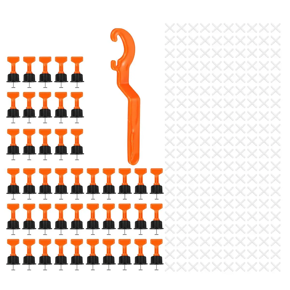 246Pcs Level Wedges Tile Spacers For Flooring Wall Tile Spacer Carrelage Tile Leveling System Leveler Locator Spacers Plier