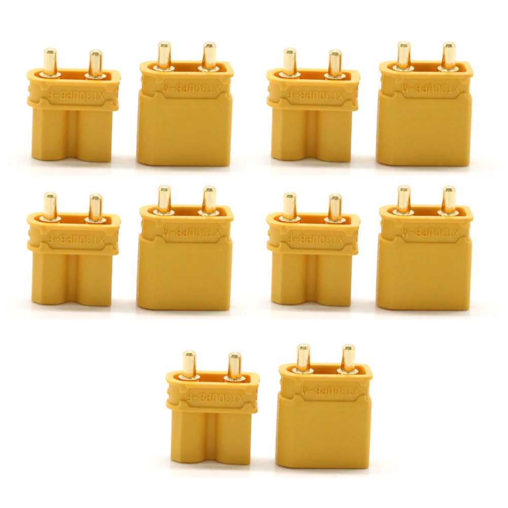 5 Đôi Amass XT30UPB XT30 UPB 2Mm Cắm Nam Nữ Viên Đạn Đầu Kết Nối Đầu Cắm Cho RC Pin Lipo (10 chiếc)