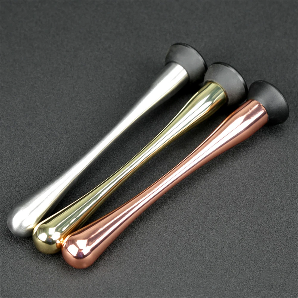 Bar Cocktail Muddler Mojito Stainless Steel Bar Mixer Barware DIY Drink Fruit Muddler Crushed Ice Bar Tool