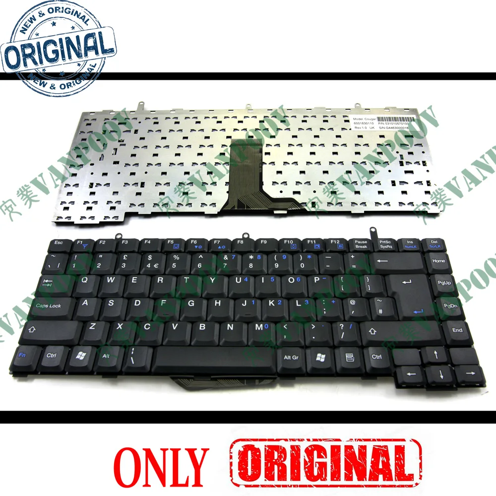 

New Laptop Keyboard K8 Cougar 531010570100 6001830110 Packard Bell EasyNote B3 Model K011818N1 531068650003 K011818N1 7034150001