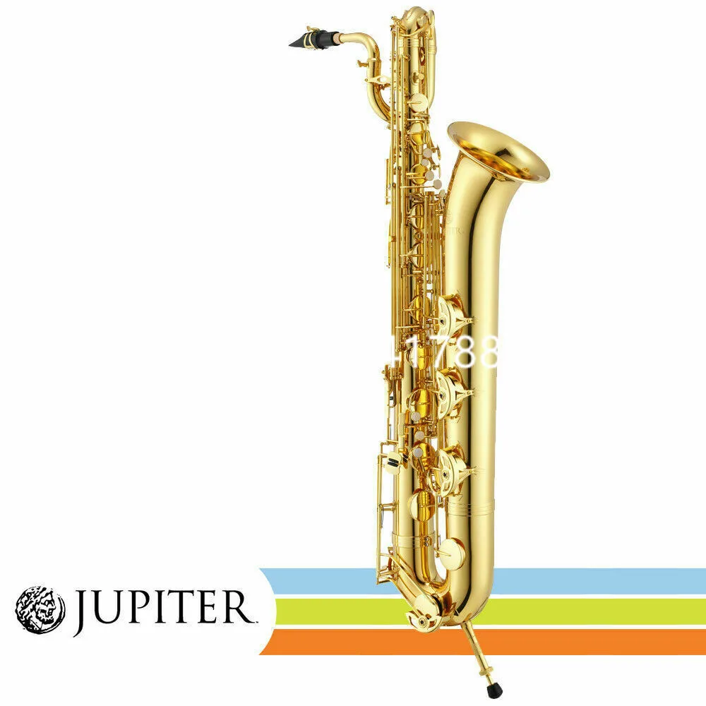 

Jupiter E Flat JBS-1000 Baritone Saxophone Gold Lacquered International musical instrument With Case Accessories Free Shipping