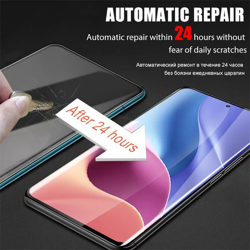 1~5 pcs, Back Film For Xiaomi redmi note 10 pro hidrogel Glass Redmi-k40 Camera Vidrio note 9 9s Screen Protector redmi note 10