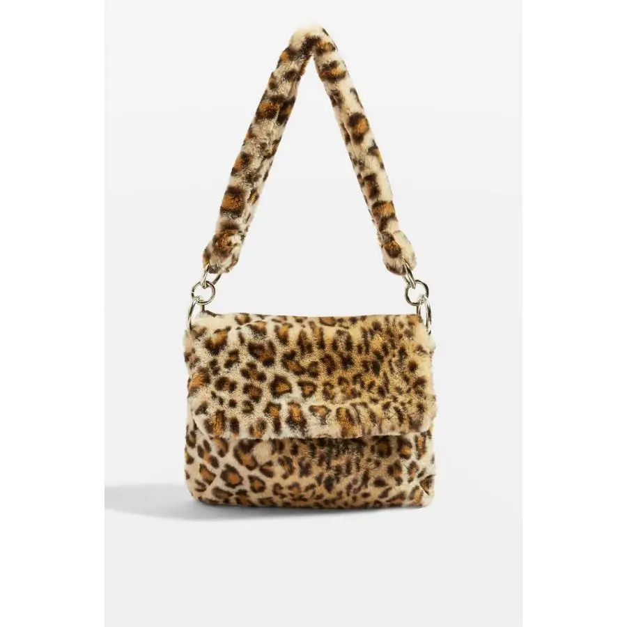 Fur Bag animal print leopard bag women ladies winter warm crossbody bags famous Brand Large Capacity shoudler Clutch 2019 new