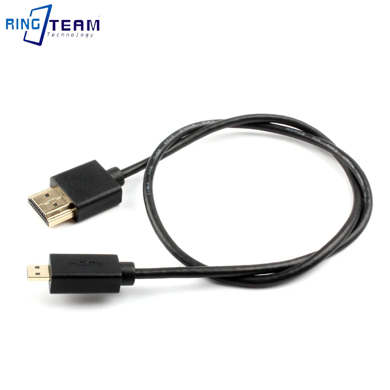 Suitable for Canon 600D 650D 700D 750D 800D M10 1000D 1300D 1500D 77D 200D 3000D HD Video Cable MiNi HDMI Type C Interface 2.0