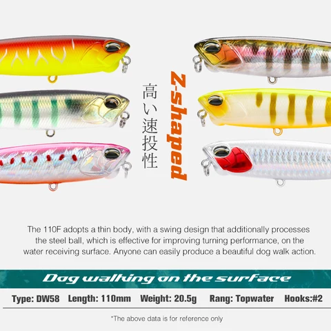 TSURINOYA Floating Pencil Wobbler 110mm - Рыболовная приманка — фото модели