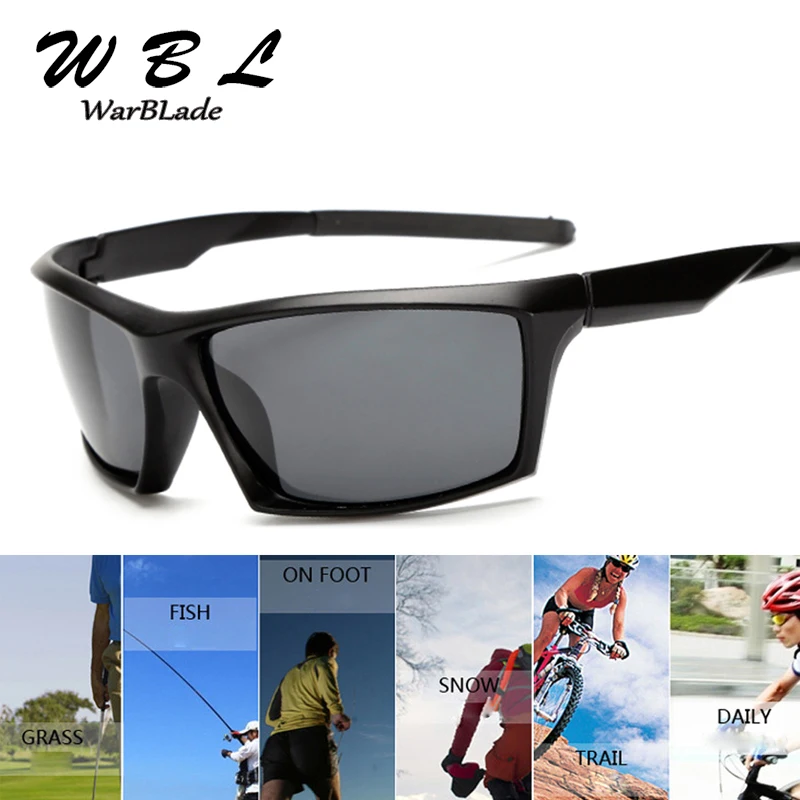 

WarBLade 2019 Brand Polarized Sunglasses Black Frame High Quality Sport Sun Glasses Fishing Eyeglasses Gafas De Sol Masculino