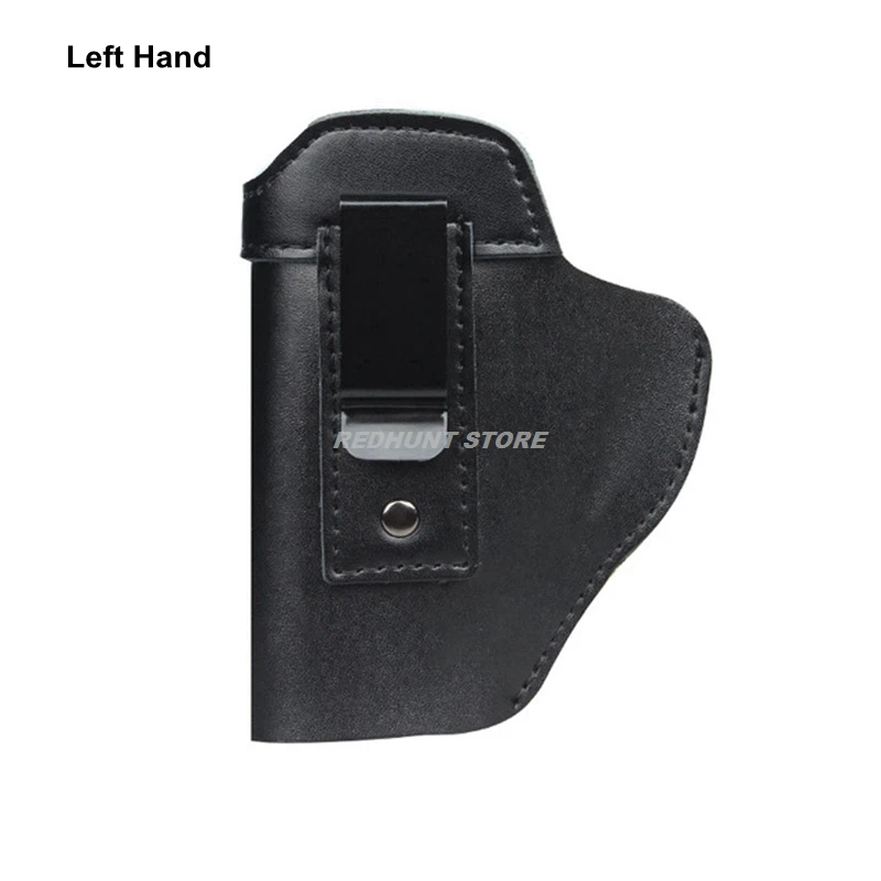 Linkes Taktisches Lederholster für Verdecktes Tragen Airsoft IWB Pistolenholster für Glck17 19 43/ Sig P365/ PX4 M9 9mm für die Jagd – Detail 14