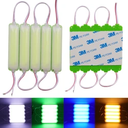 Módulo COB de 12V y 24V, superbrillante, blanco, verde, azul, rosa, IP67, impermeable, diseño publicitario, LED, 20 Uds.