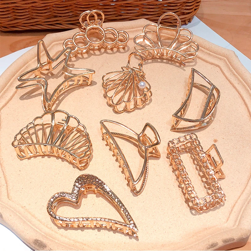 Jepit Rambut Aksesori Perempuan Cakar Rambut Jepit Rambut Kepiting Jepit Rambut untuk Wanita Gaya Korea