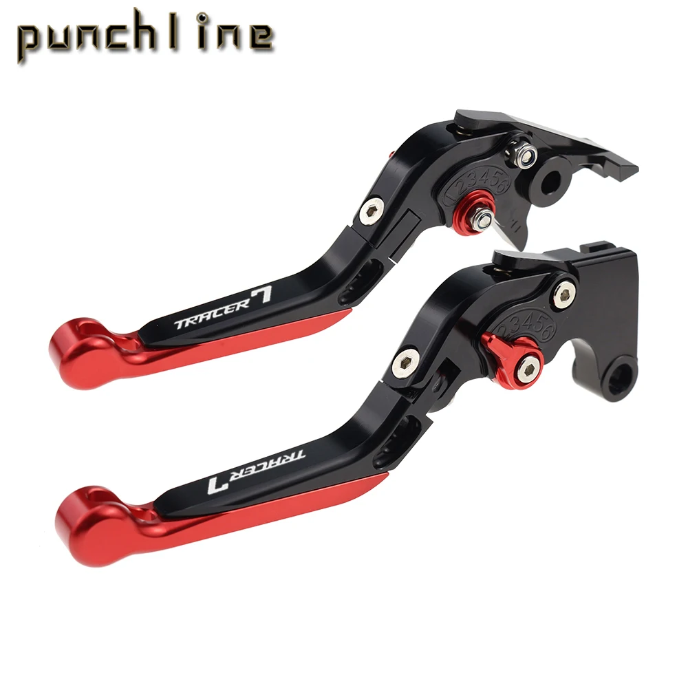 

Fit For TRACER 7 2015-2021 TRACER7 Motorcycle CNC Accessories Folding Extendable Brake Clutch Levers Adjustable Handle Set