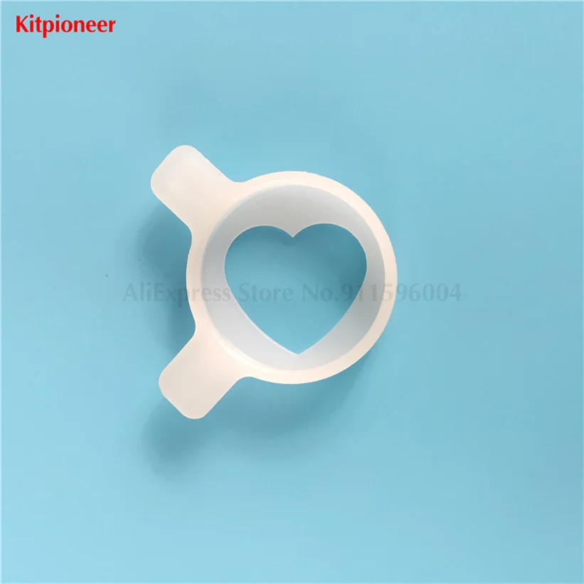 Новые пищевые моделирующие крышки в форме сердца для машины для мороженого, внутренний диаметр 29 мм, 1 шт.
