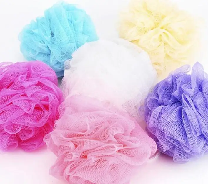 Loofah Bath Ball Mesh Sponge Milk Shower Accessories Nylon Mesh Brush Shower Ball 5g Soft Body Cleaning Mesh Brush