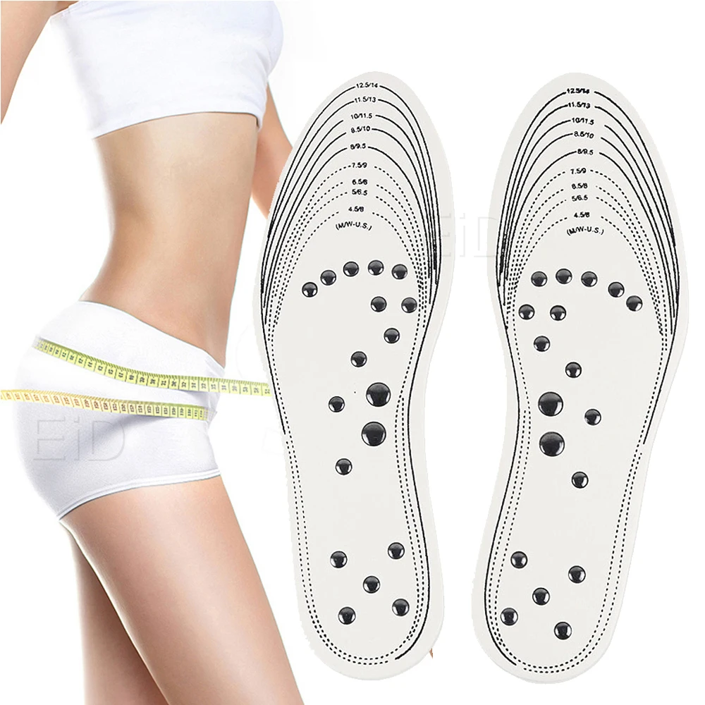 Magnetic Insoles for Slimming Weight Loss Massage Foot Memory Cotton Men Women Sport Shoes Pads Insert Dropshipping Insole Pad