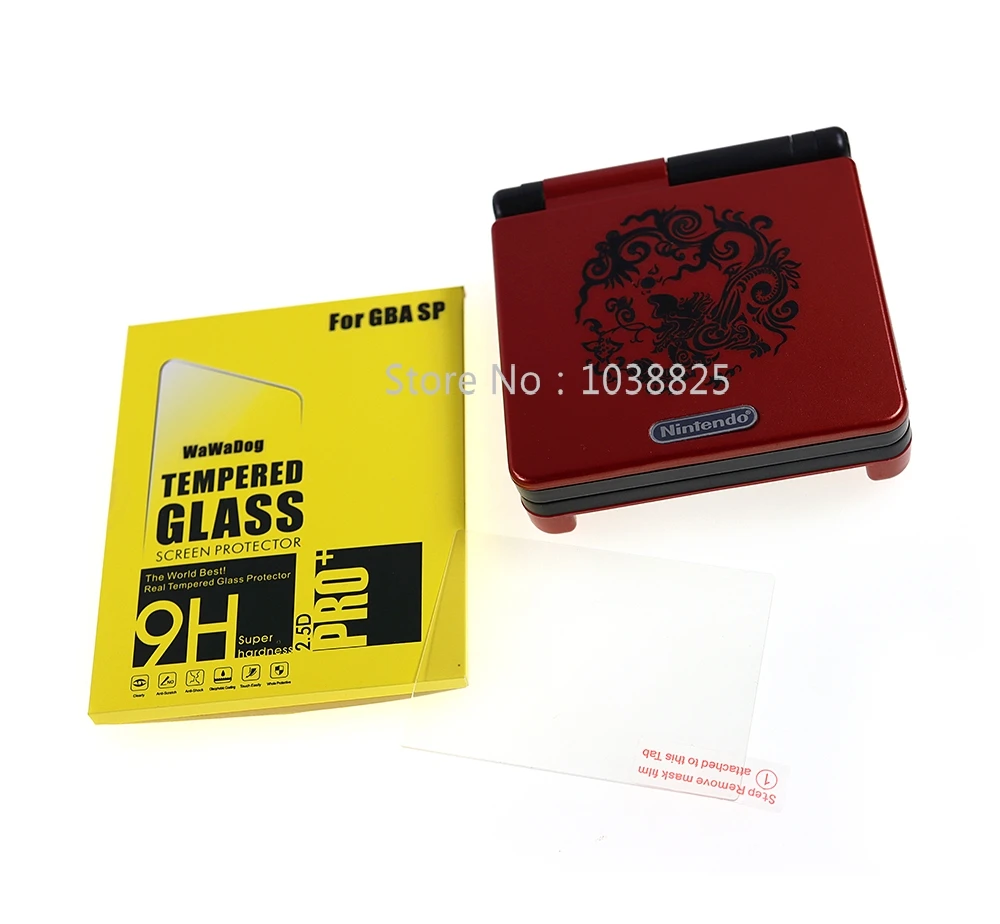1 Juego de película protectora de vidrio templado antiarañazos para Gameboy GB GBA GBC GBP GBA SP protector de película