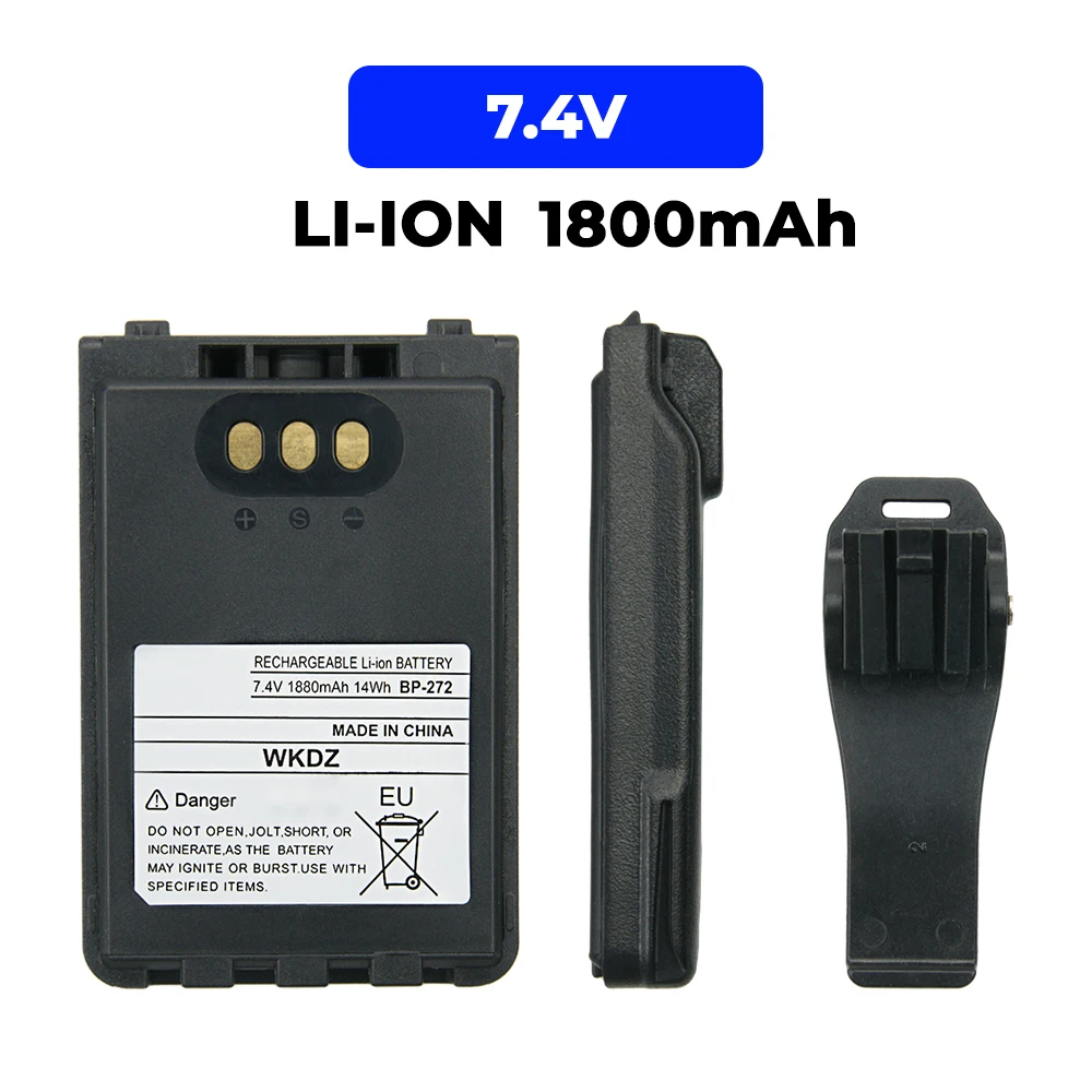 10X Icom BP-272 Battery 1880mAh Li-ion Battery for ICOM ID-31A ID-31E ID-51A ID-51E Replacement Two Way Radio Battery