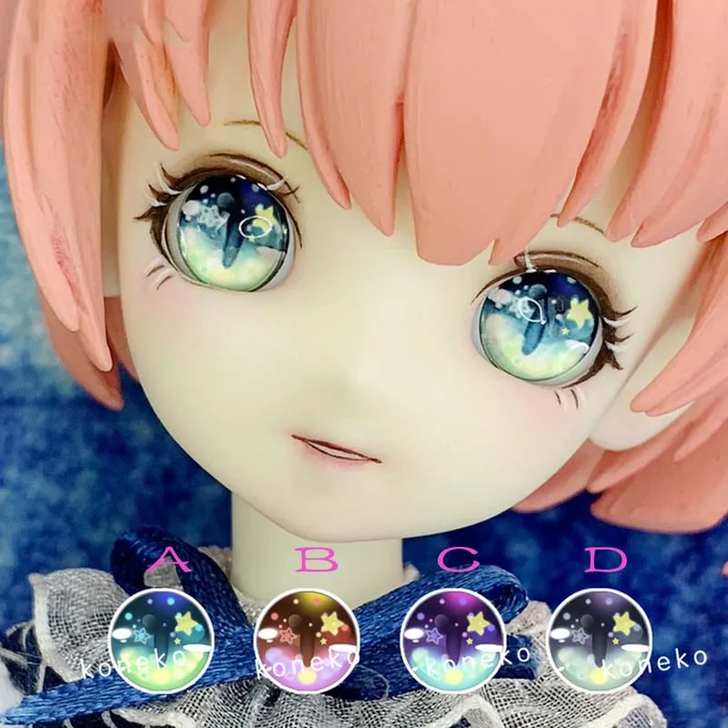 

BJD eyes doll Metallic effect eyes 10mm-24mm doll acrylic eyes for 1/8 1/6 1/4 1/3 BJD SD doll accessories 10mm-24mm doll eyes