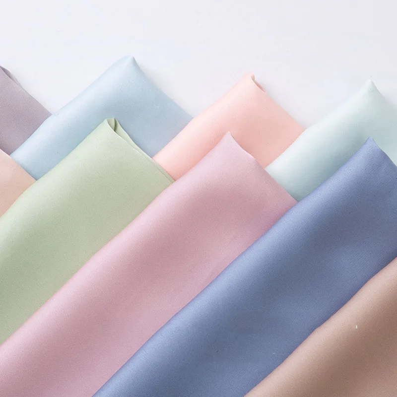 50*150cm Satin Chiffon Fabric Silk Satin for Pajamas Sleeping Skirt Camisole Shirts Home Furnishing DIY Handmade