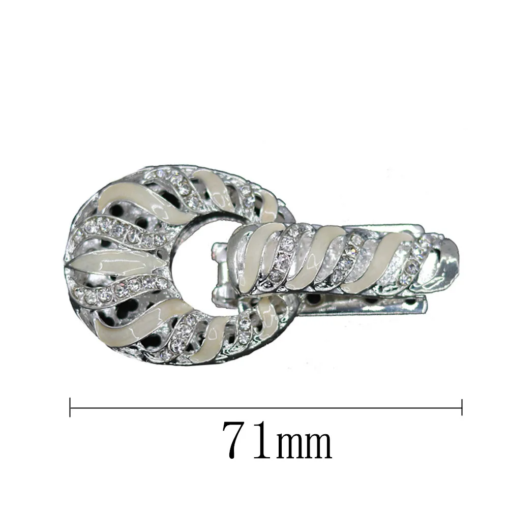 Good quality 71mm metal rhinestones button with sweater coat decoration button accessories DIY 1Pcs/Lot SP-0055