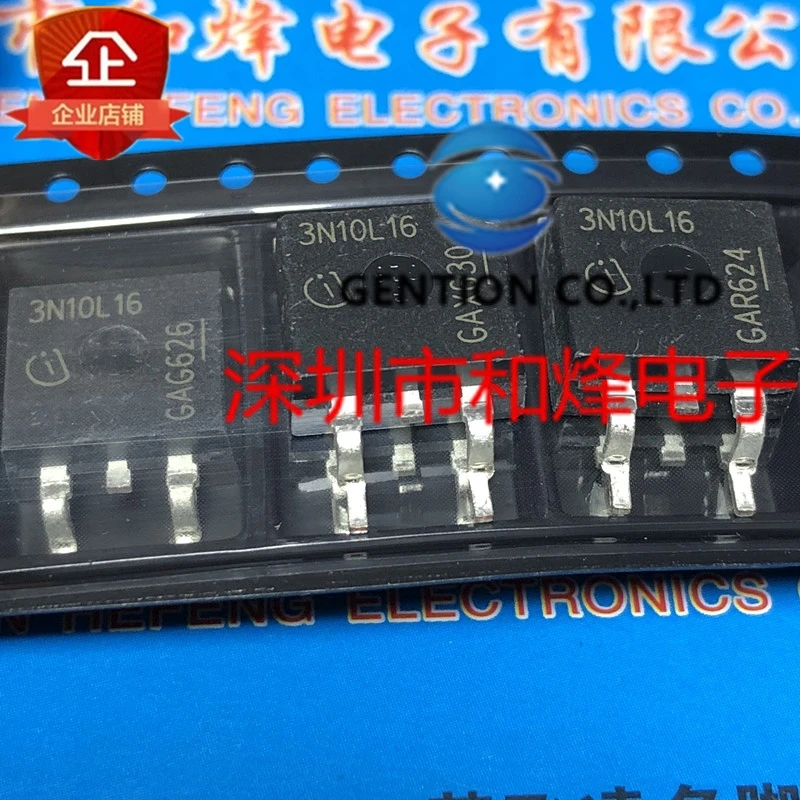 10PCS 3N10L16 IPB50N10S3L-16 TO-263 100V 50A  in stock 100% new and original