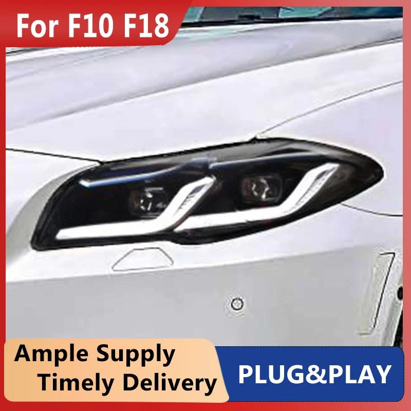 

Car Accessories Head Lamp for BMW F10 Headlights 2011-2017 F18 LED Headlight 520i 525i 530i 535i F11 Projector Lens DRL