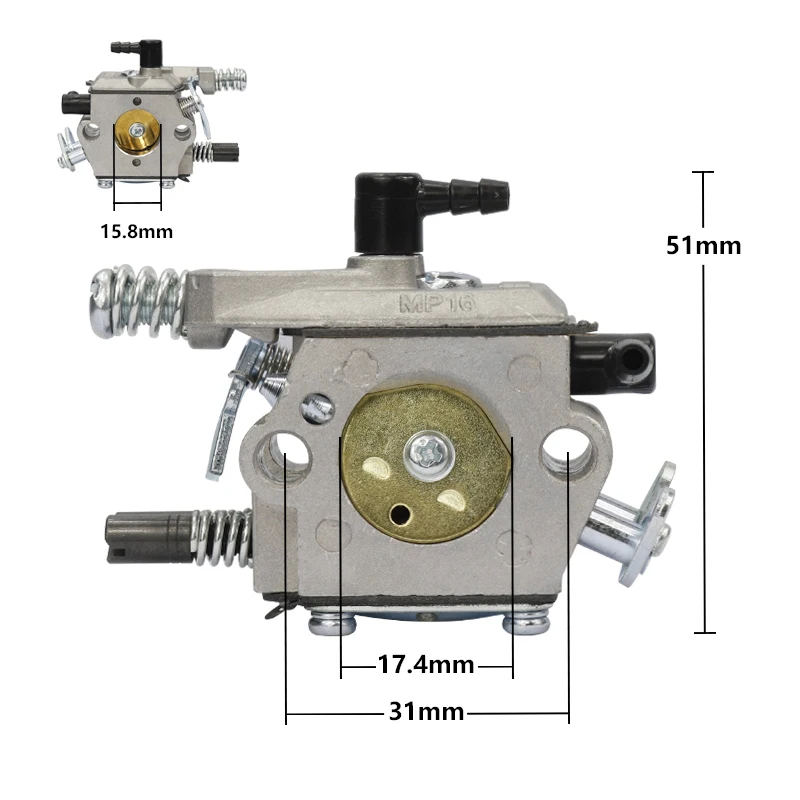 CMCP Carburetor for KOMATSU 4500 5200 5800 45cc 52cc 58cc Chainsaw