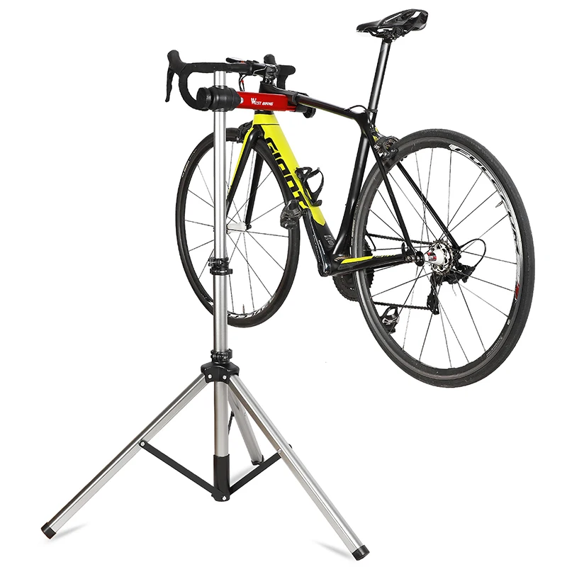 WEST BIKING Professioneller Fahrrad-Reparaturständer Arbeitsständer MTB Rennrad Wartungs- und Reparaturwerkzeuge Verstellbarer Aufbewahrungs- und Präsentationsständer – Detail 11