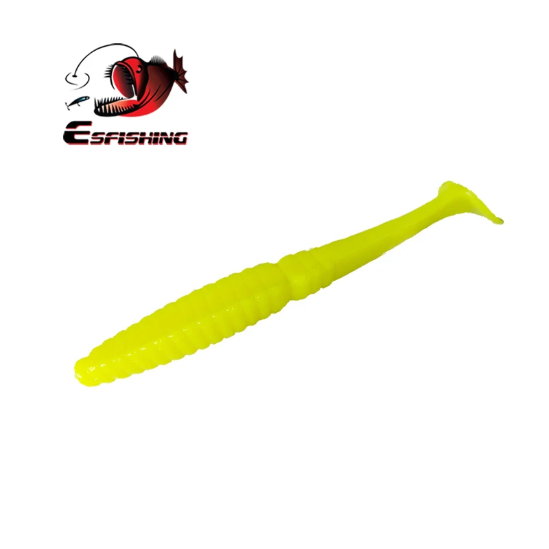 ESFISHING Fishing Lures Scalp Minnow 8.2cm 8pcs 3.5g Attactant Soft Artificial Silicone Bait Sea Fishing Tackle
