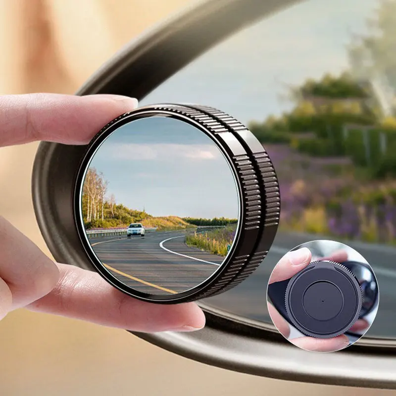 Car Mirror HD Convex Mirror Blind Spot Auto Rearview Mirror 360° Wide Angle Vehicle Parking Adjustable Rear View Mirrors