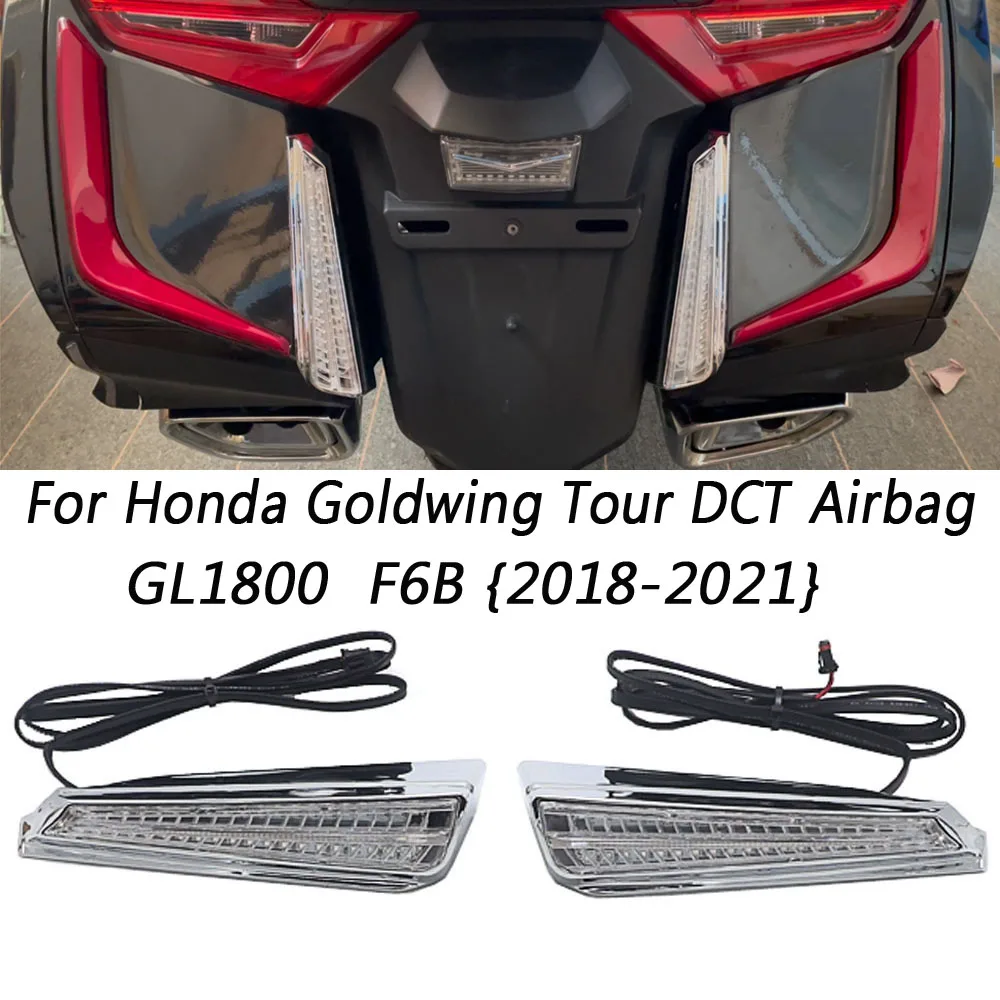 

Motorcycle Led For HONDA GOLD WING GL1800 F6B 2018 2019 2020 2021 Saddle Bag Luggage Tail Turn Signal Lamp Rear Brake Lights