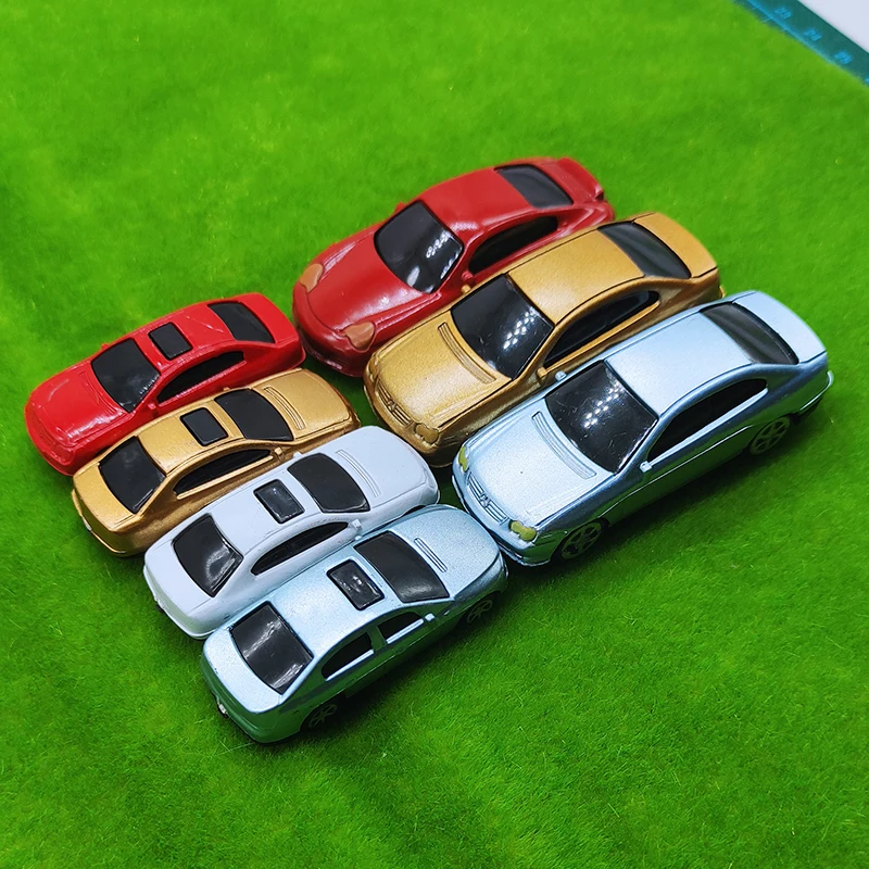 5Pcs Plastic model cars/Railway/Railroad/Train Landscape Railway Layout Scenery Dioramas Diy Hobby Accessories