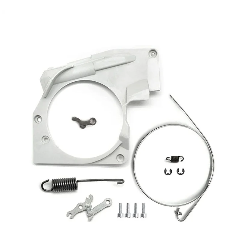 سلسلة غطاء الفرامل التوتر الربيع الفرقة مستوى مقاطع مسامير Assy صالح لل Stihl 066 MS650 MS660 بالمنشار استبدال 1122 021 1105