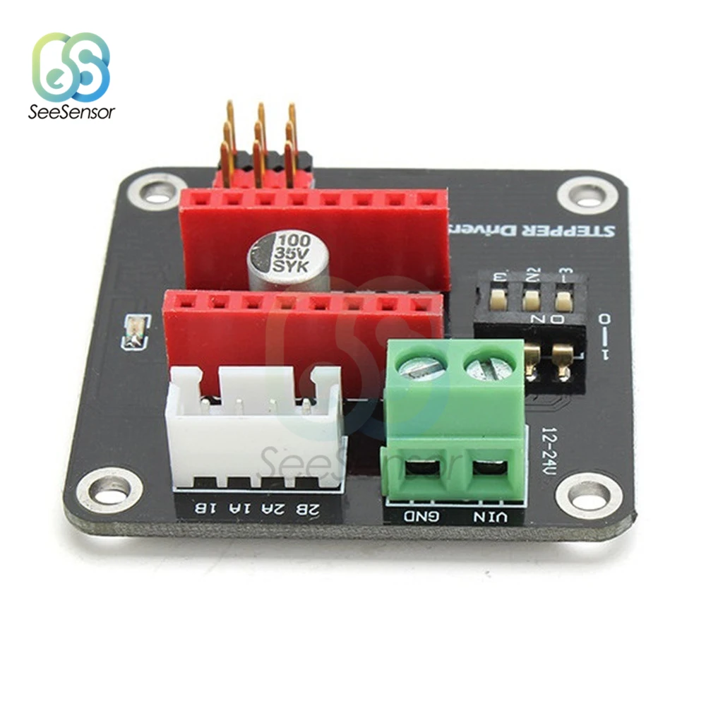 42 Stepper Motor Driver Expansion Board DRV8825 A4988 3D Printer Control Shield Module For Arduino Ramps1.4 DIY Kit