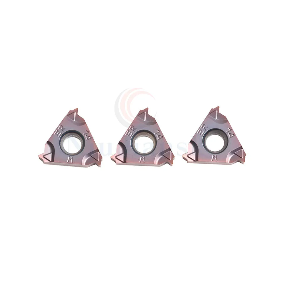 Inserções de rosca giratória cnc para partes de aço inoxidável, 16erm 11w 16erm 14w lf6018 16irm 11w 16erm 14w lf6018