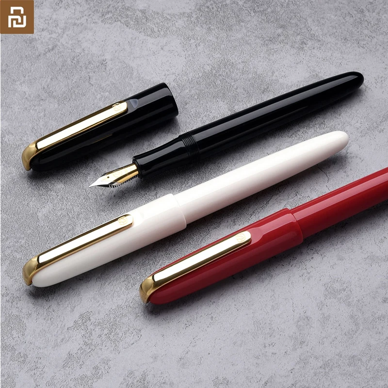 

youpin KACO MASTER fountain pen Two-color plating nib German Ink Supply System Smooth writing Office stationery business gift