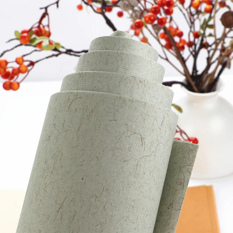 Batik Half Ripe Rice Paper Drawing Paper Colorful Thicken Blank Hemp Calligraphy Xuan Paper Painting Calligraphy Papel Arroz - Image 3