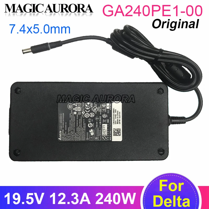 

Slim DELTA GA240PE1-00 240W Laptop Adapter 19.5V 12.3A For DELL Alienware M17x R4 M18x X51 Precision M6400 M6500 M6600 M6800