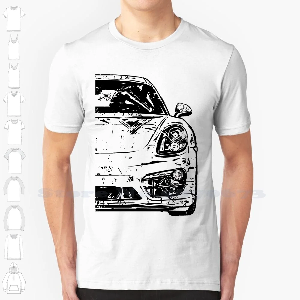 981C Cayman Ols 100% Cotton T-Shirt 981 Enthusiast 981 Lover 981 Tuning Enthusiast Lover Tuning Retro Vintage 981 Touring 981