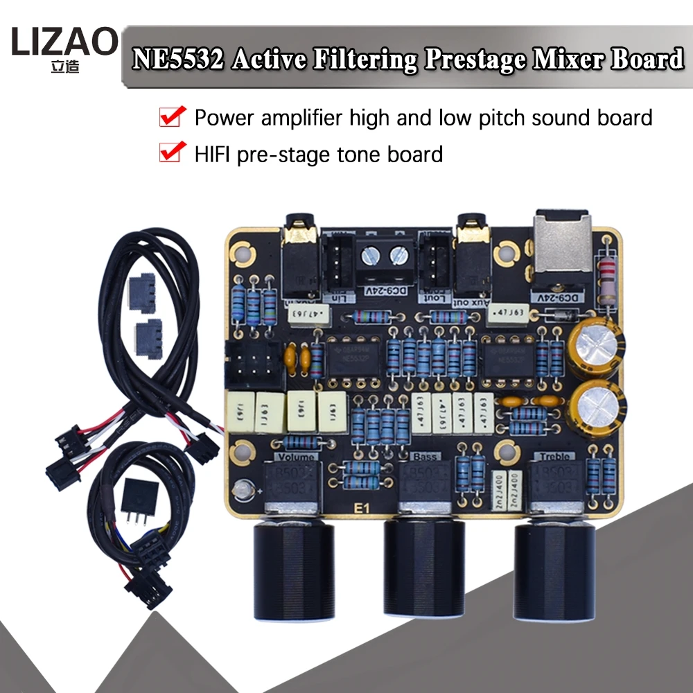 official NE5532 modulation board active band filter power amplifier board prestage HIFI premodule general purpose dual amplifier