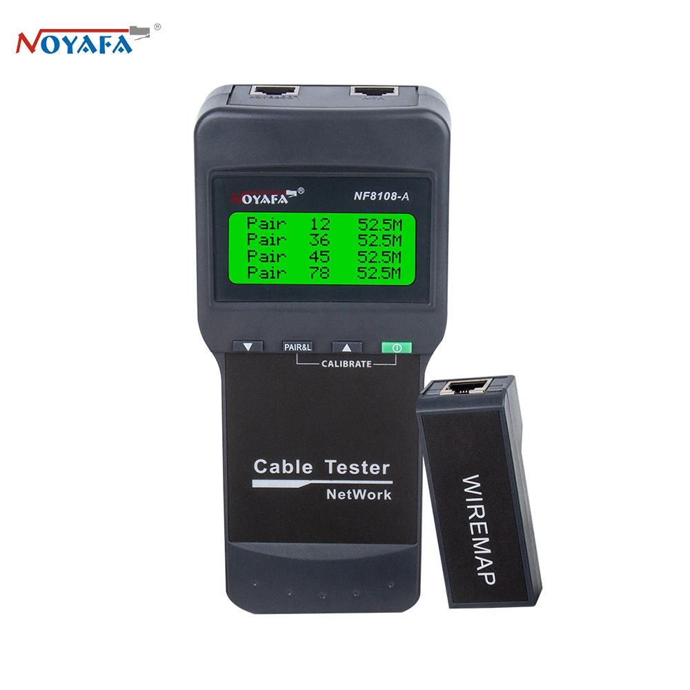 

Noyafa NF-8108A Cat.5E/ 6E UTP STP Network Cable Tester Check Wiring Error 5E Wire Test