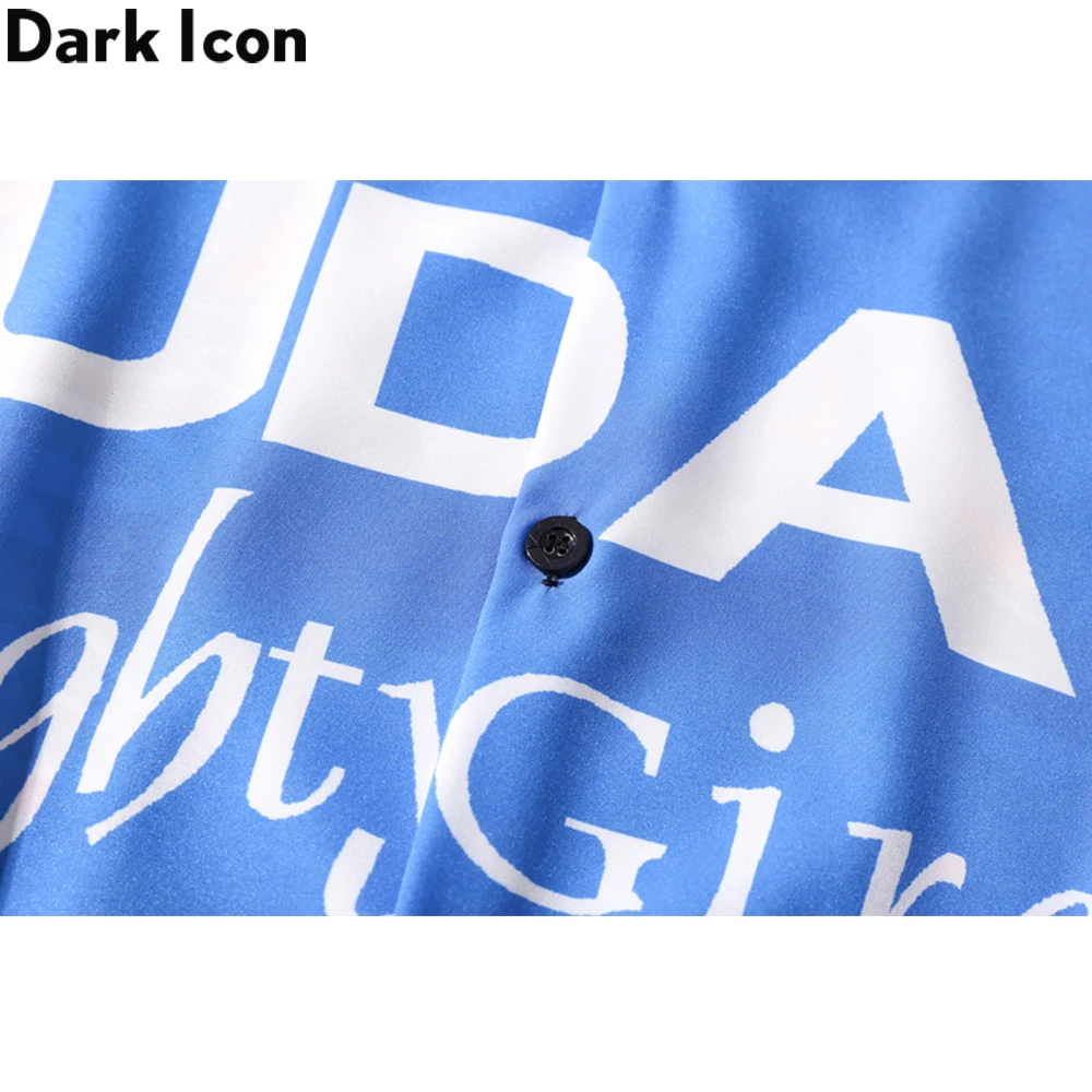 Dark Icon Summer Polo Shirt Men Vintage Streetwear Men's Hawaiian Shirt