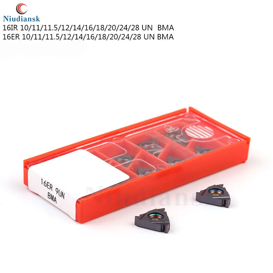 Free shipping 10PCS 16IR 9UN BMA 11UN BMA16ER 9UN BMA 11UN BMA 100% original authentic carbide cally insert CNC turning tool.