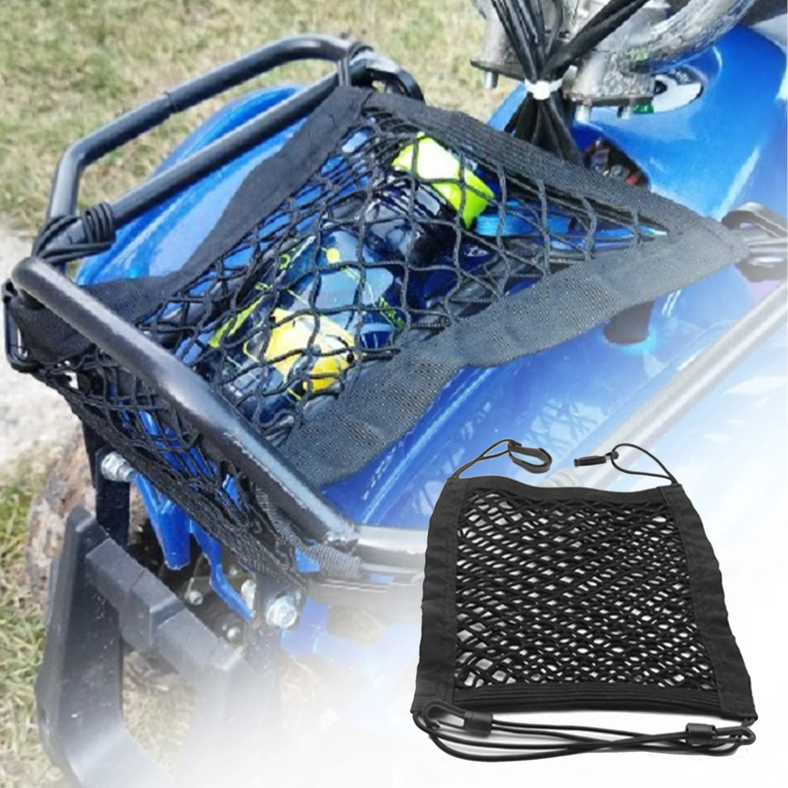 Motorcycle Luggage Net Hook Hold Bag Cargo Bike Scooter Mesh Fuel Tank Luggage Equipaje Motorcycle Helmet Storage Trunk Bag New