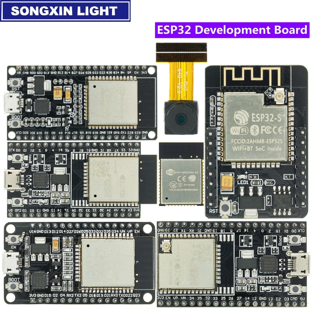 ESP32  Development Board WiFi+Bluetooth Ultra-Low Power Consumption Dual Core ESP-32 ESP-32S ESP32-CAM ESP-WROOM-32 CH9102X