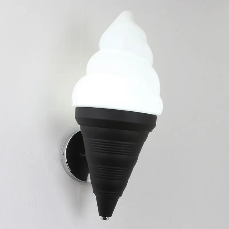 Modern LED Ice Cream Wall Lamp for Kitchen Lights E27 Holder Children’s Room Bedroom Living Dinning Room Corridor Aisle Lighting