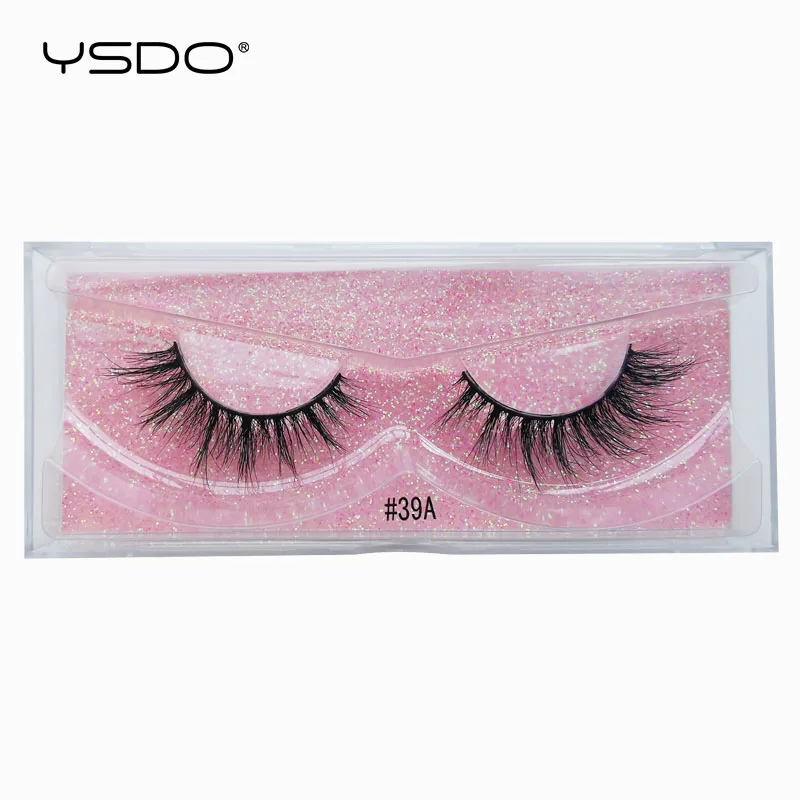 YSDO 1 Paar Kreuzförmige Nerz-Wimpern Weiche Echte 3D-Wimpern Maquiagem Künstliche Wimpern Dramatische Voluminöse Wimpern Make-up Cilios Faux Cils – Detail 17