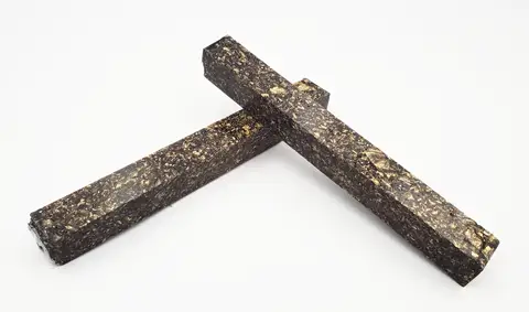 19X20X300MM harts med guldfolie av plastpenna 8 best sales pennblank - №6