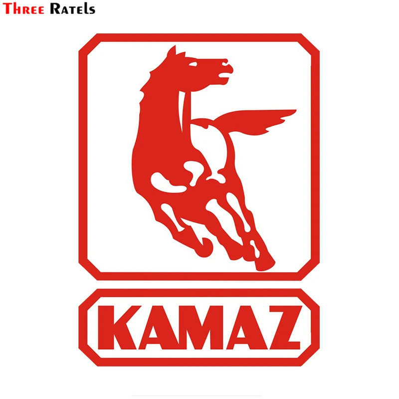 Three Ratels TZ-1785# 12.3x17cm Kamaz Car Stickers Funny Car Sticker Auto Decals