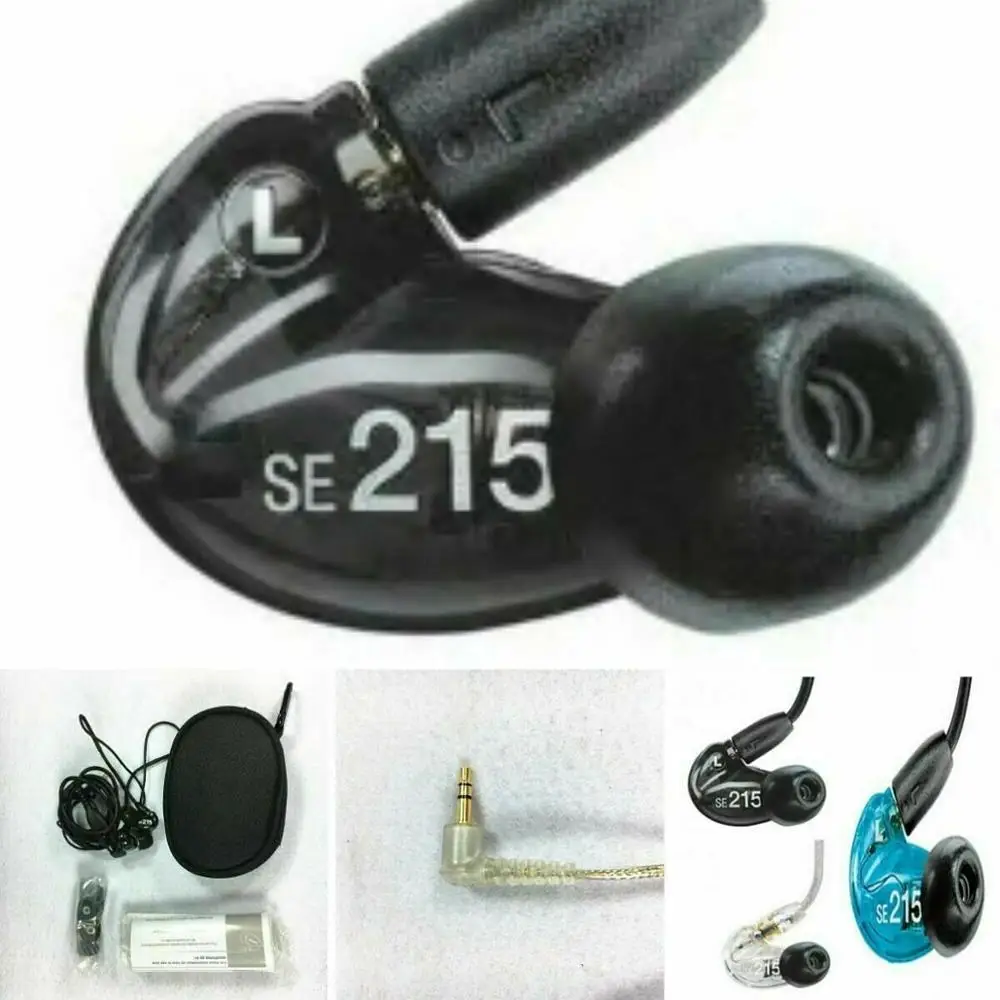 SE215 Earphons Hifi stereo Noise Canceling 3.5MM SE 215 In ear Detchabl mmcx cable headphones with Box VS SE535 SE 535 Big Sale